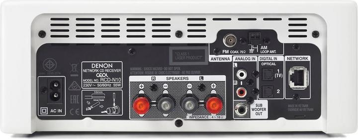 Immagine prodotto Denon CEOL N10 (Spotificare collegare, Multisala, Airplay, Bluetooth, WiFi, Lettore CD, 2x 65 W)