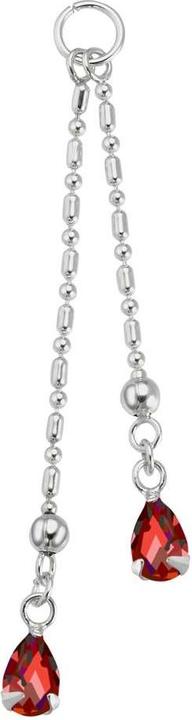 Immagine prodotto Bijouteria Piercing pendente (Vetro (di orologio), Argento 925)