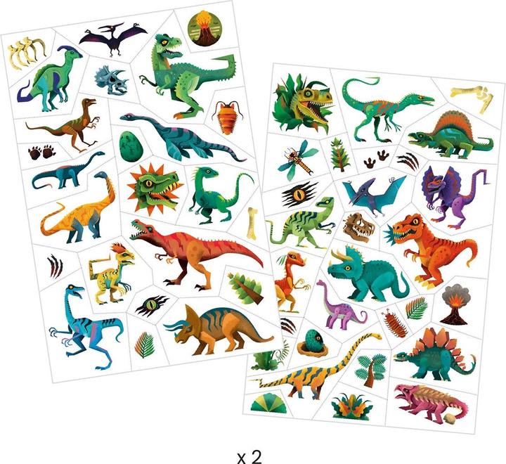 Produktbild Djeco Tattoos Dino Club