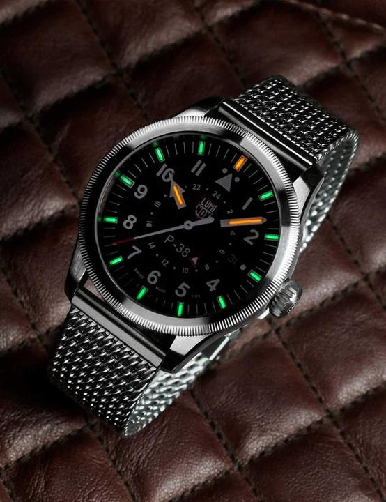 Immagine prodotto Luminox P-38 Lightning Gmt Serie 9520 (Orologio da pilota, 42 mm)
