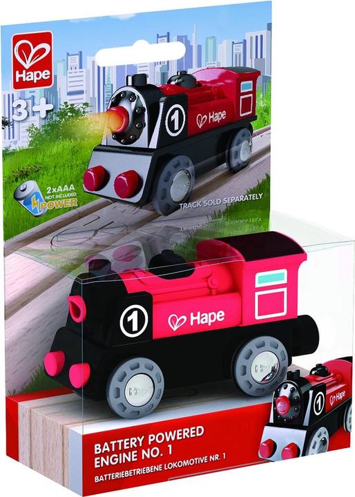 Actual product image Hape battery powered locomotive