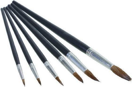 Immagine prodotto Winsor & Newton Set di pennelli per artisti con denti e capelli rotondi 6 pezzi