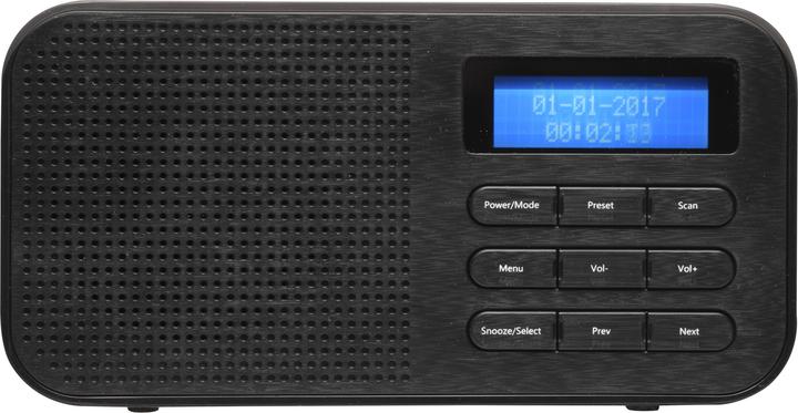 Immagine prodotto Denver Ricevitore radio DAB-42, portatile, digitale, nero (DAB)