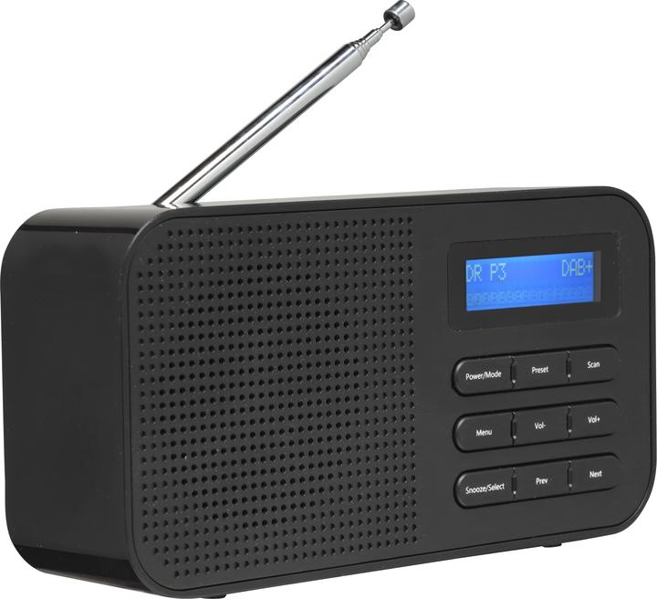 Immagine prodotto Denver Ricevitore radio DAB-42, portatile, digitale, nero (DAB)