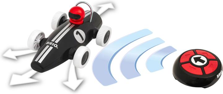 Actual product image Brio RC racing car black