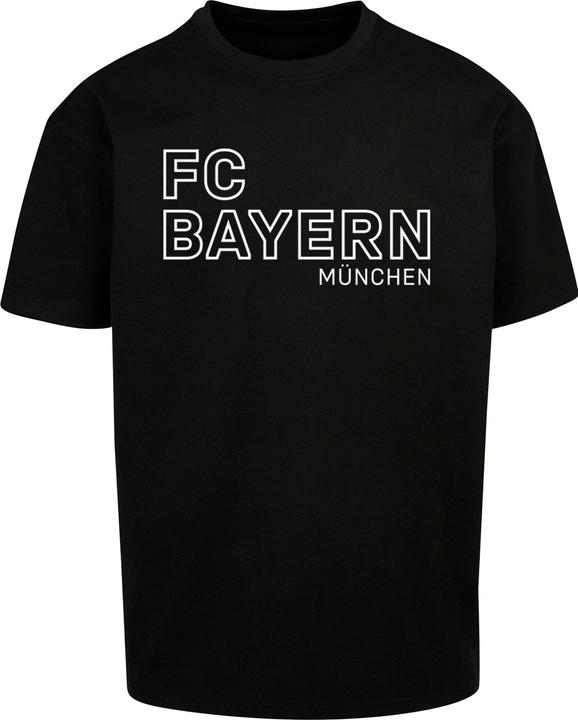 FC Bayern München Logo Vertical Heavy Oversized Tee - 115359