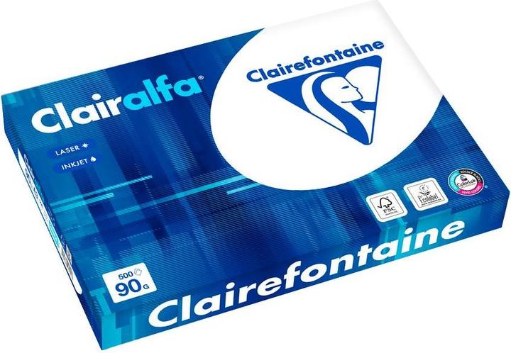 Image du produit Clairefontaine Boîte A3 Papier à copier 90 grammes Clairalfa (90 g/m², 2500 x, A3)