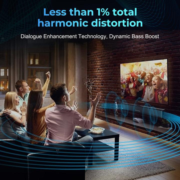 Actual product image OXS S3 Soundbar for TV Home Theater Audio with Bluetooth 5.0 (40 W, 2.0 Channel)