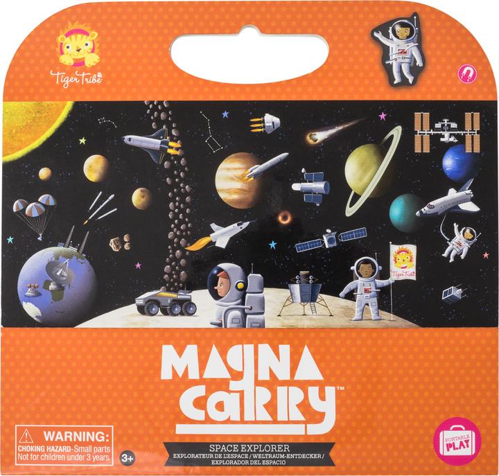Selecta Spielzeug Magna Carry – Space Explorer Magnetbuch