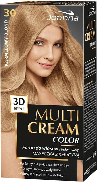 Actual product image Joanna Multi Cream Colour Hair Dye 30 Caramelonde (30 Caramel blonde)
