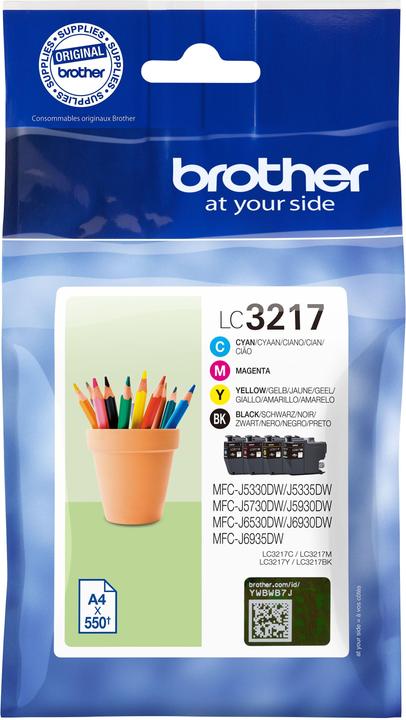 Produktbild Brother LC3217 Value Pack (M, C, Y, BK)