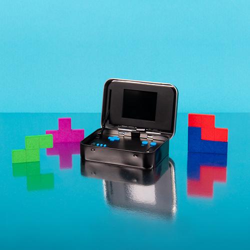 Actual product image Fizz Creations Tetris Arcade in a Tin