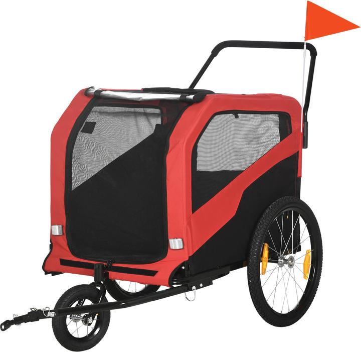 Actual product image PawHut Dog trailer with reflectors