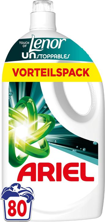 Actual product image Ariel Touch Of Lenor Unstoppables (80 Washing cycles, Liquid detergent)