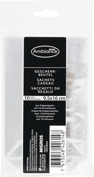 Produktbild Migros Ambiance Geschenkbeutel (10 x)