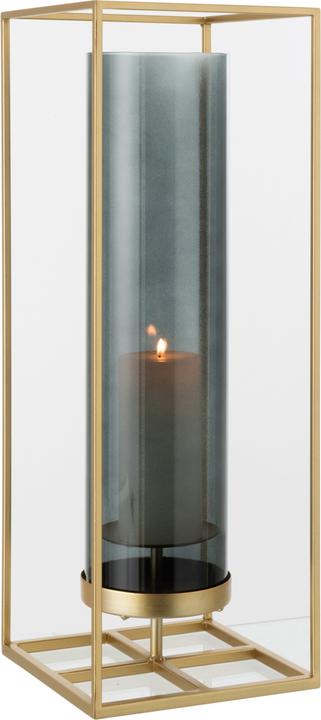 Produktbild J-Line Windlicht Rechteckig Hoch Metall/Glas Gold
