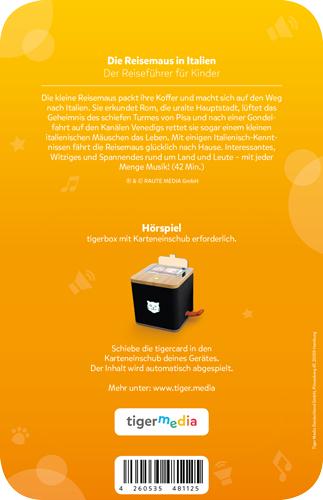 Produktbild Tigermedia Tigercard Die Reisemaus in Italien (Deutsch)