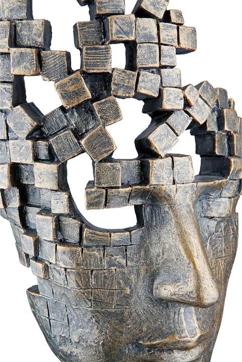 Image du produit Gilde Visage, Male Mask, bronze H : 30 cm