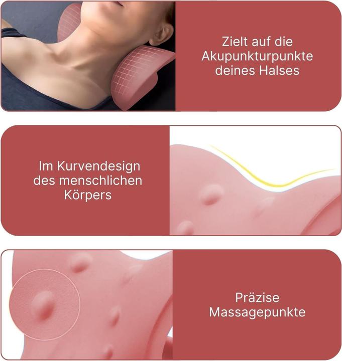 Produktbild Hermex Nackenstütze Nackenkissen Nacken-Massagekissen Massagekissen Nackenstützkissen