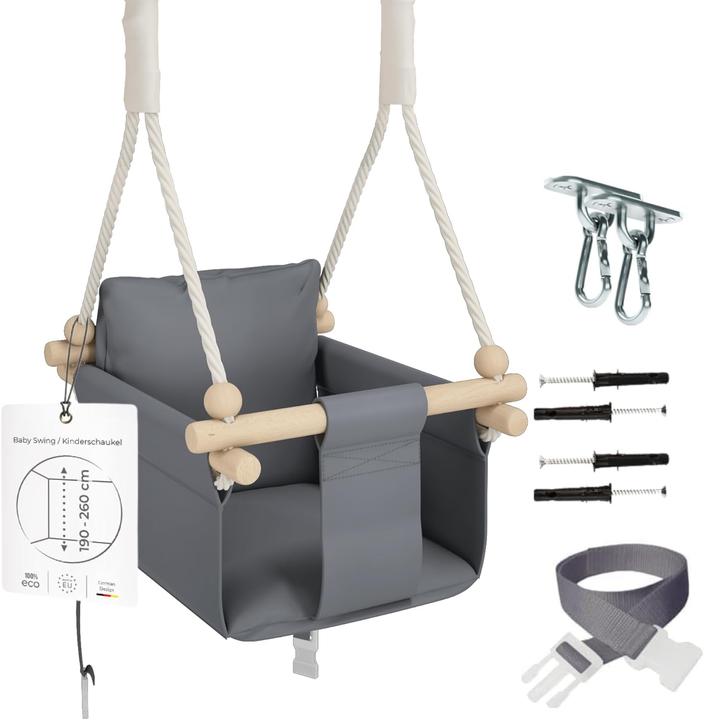 Mamoi Indoor-Kleinkinderschaukel aus Holz