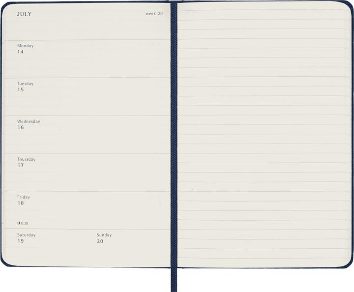 Image du produit Moleskine Calendrier de notes (De poche, A6, Anglais)