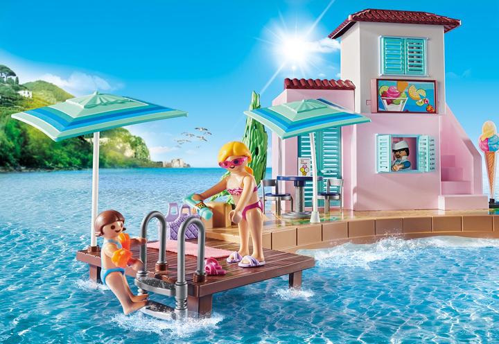 Actual product image Playmobil 70279 Ice cream parlor in harbor (70279, Playmobil Family Fun)