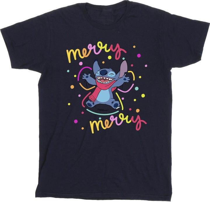 Immagine prodotto Disney Lilo & Stitch Merry Rainbow Maglietta Ragazze (116)