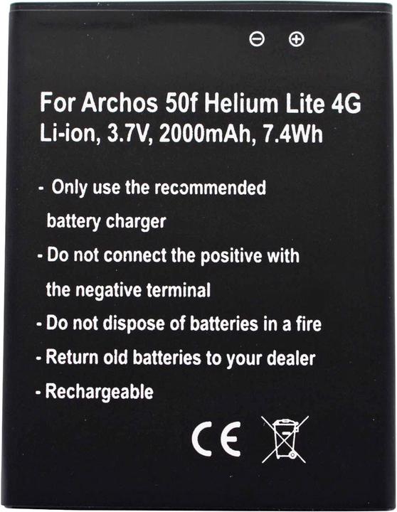 Produktbild AccuCell Akku für Archos AC50FHE Akku AC50FHELI Archos 50f Helium Lite 4G, GX395872