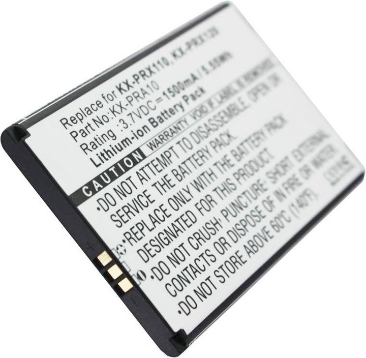 Actual product image Panasonic Battery KX-PRX110 Battery KX-PRX150, KX-PRA10, KX-PRA10EX, KX-PRX110, KX-PRX120, KX-PRX150