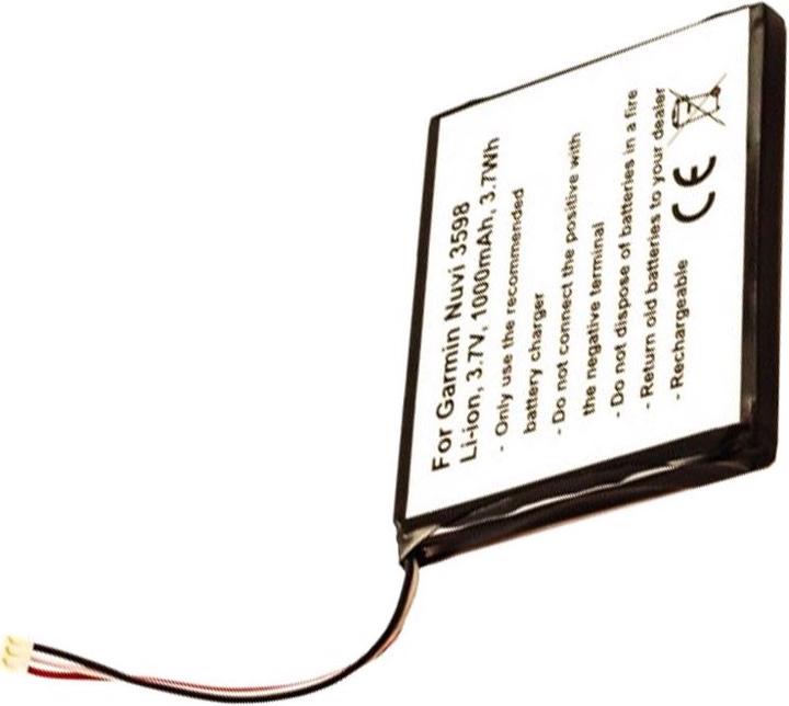 Actual product image Garmin Battery 361-00070-00, 3597LMT, Nuvi 3597, Nüvi 3597, Nuvi 3597LMTHD, Nüvi 3597LMTHD, Nuvi 3598