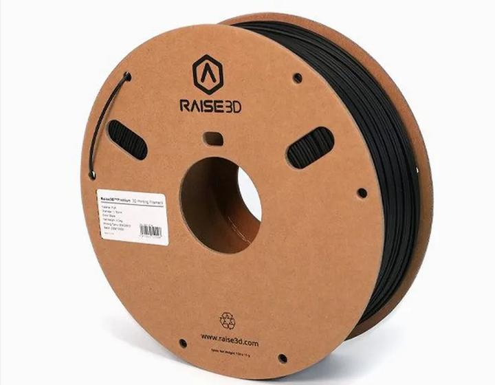 Actual product image Raise3D (S)5.11.00105 Premium Filament PLA 1.75 mm 1000 g Black (PLA, 1.75 mm, 1000 g, Black)