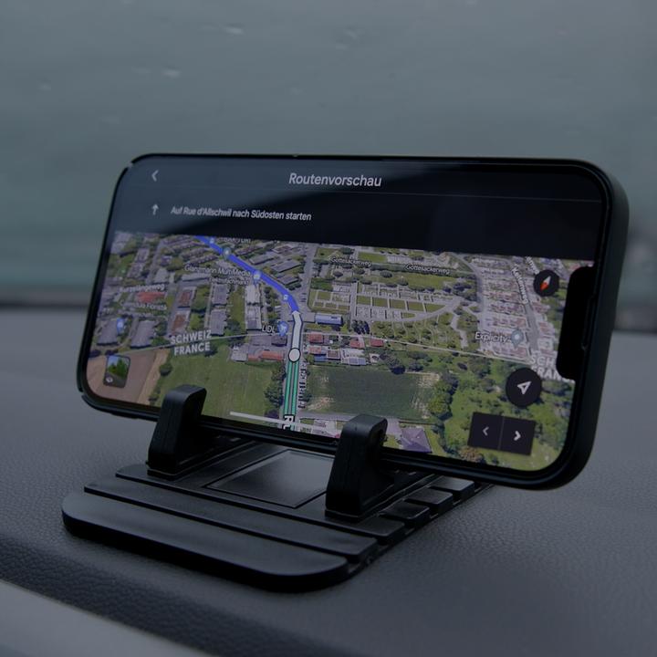 Produktbild Apfelkiste Universal Smartphone Halterung Silikon Anti Rutsch Matte Haftpad Handy Halter