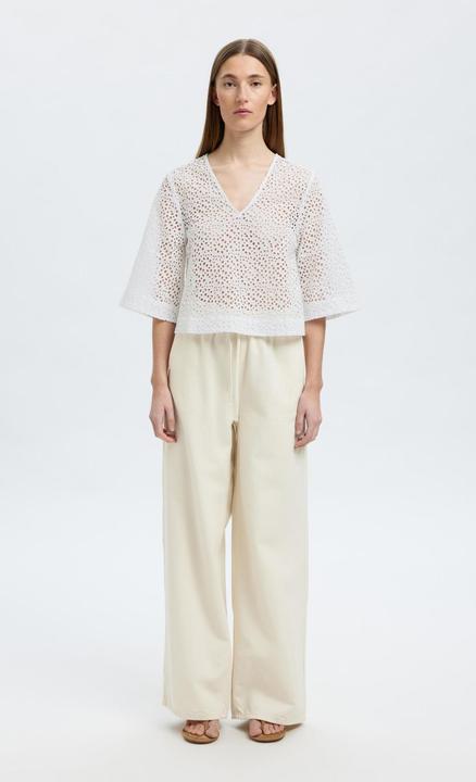 Produktbild Selected Femme Broderie Anglaise Crop Top (40)