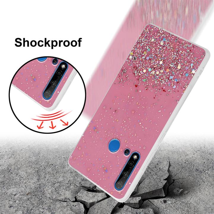 Produktbild Cadorabo TPU Cover funkelnder Glitter (Huawei Nova 5i, Huawei P20 Lite (2019))