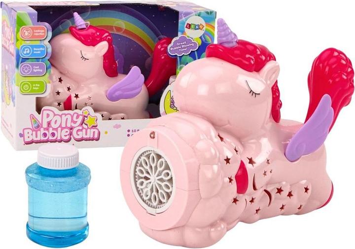 Actual product image Lean Toys Einhorn-Blasenmaschine