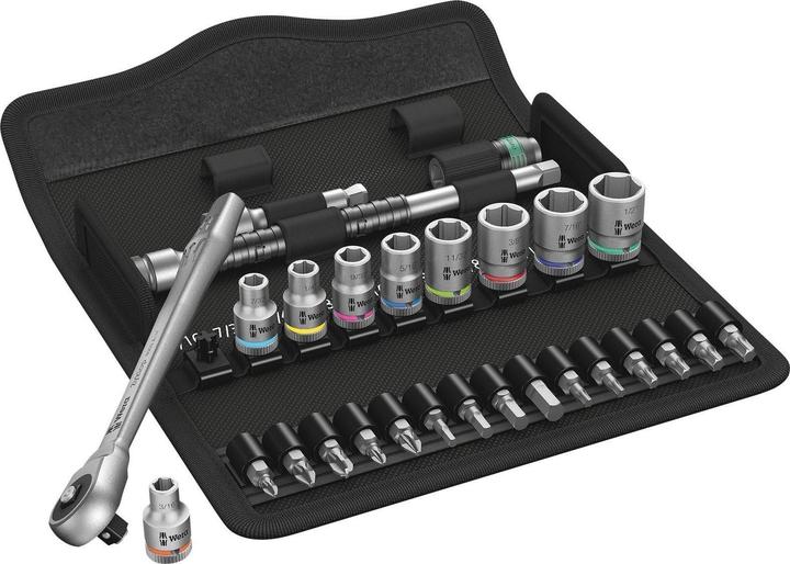 Immagine prodotto Wera 8100 SA 10 Zyklop Metal Ratchet Set (1/4")