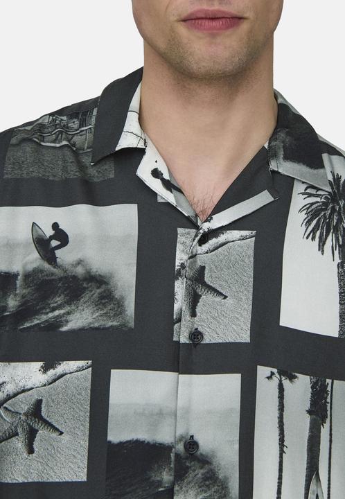 Immagine prodotto Only & Sons Onsnano Reg Cotton Viscose Ss Aop Shirt (XS)