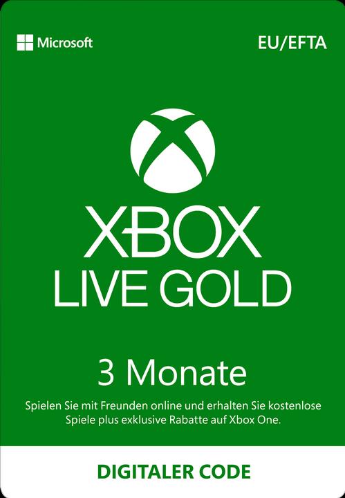 Microsoft Xbox Live Gold (3 Monate)