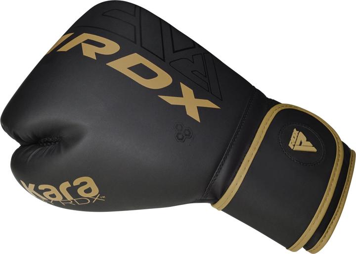 Actual product image Rdx Boxing Gloves F6 Matte Golden (8 OZ)