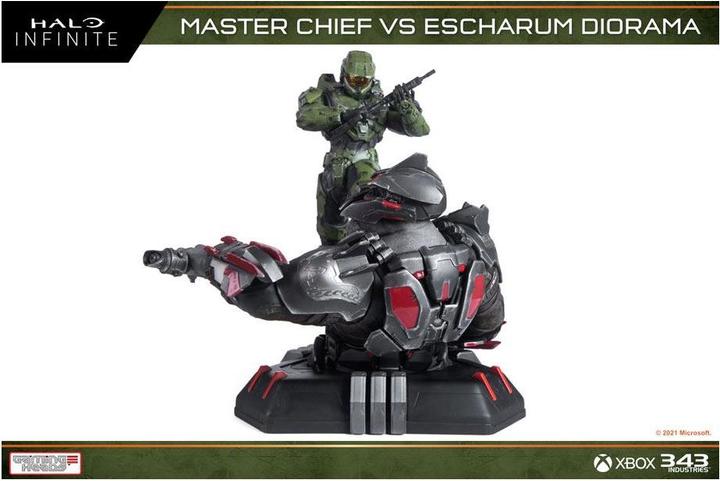 Actual product image Gaming Heads Halo: Infinite statuette 1/8 Master Chief vs. Escharum 31 cm