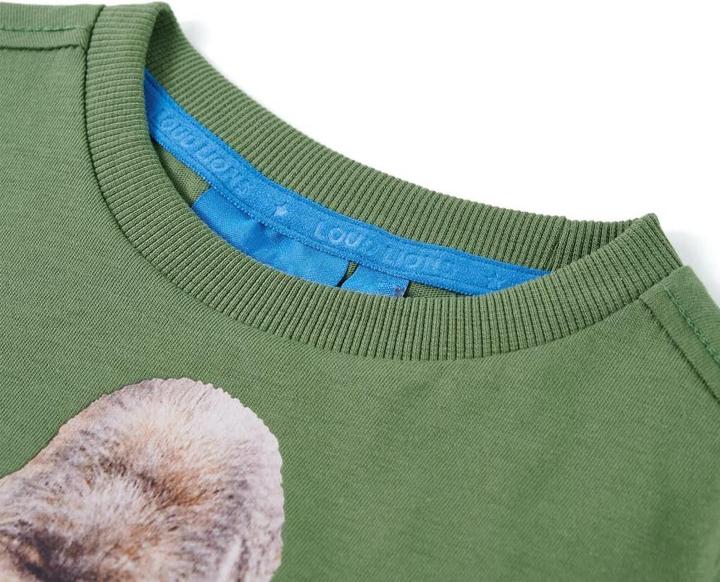 Produktbild VidaXL Kinder-Langarmshirt Helles Khaki 116,Material: 100 (116)