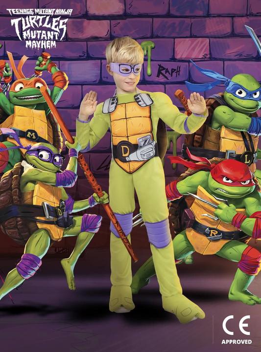 Actual product image Metamorph Teenage Mutant Ninja Turtles – Donatello Kostüm für Kinder (140, 146, 152)