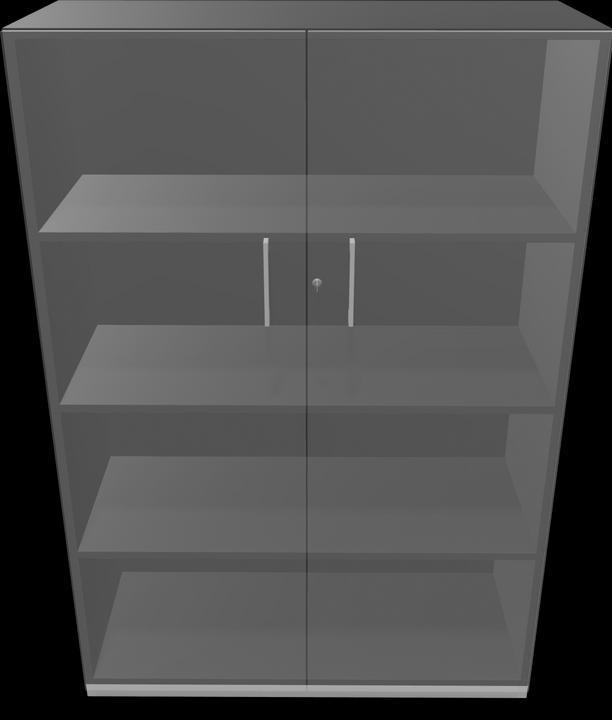 Actual product image Narbutas Choice hinged door cabinet (100 x 40 x 146.5 cm)
