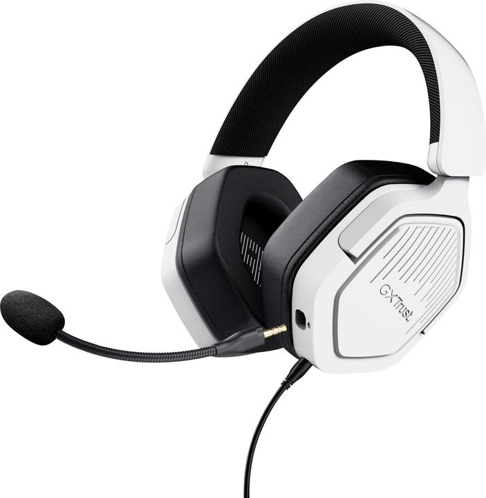 Trust Gxt492w Casque Carus Blanc (Filaire)