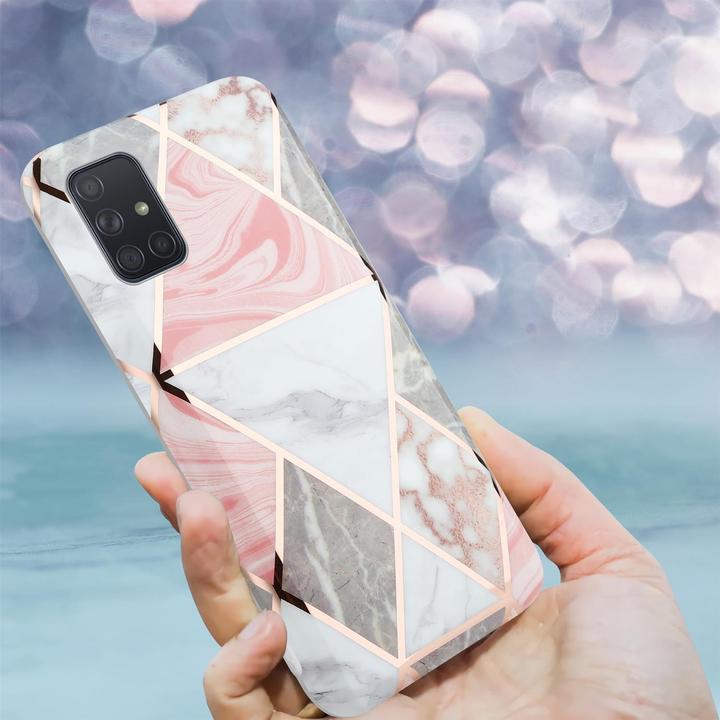 Actual product image Cadorabo IMD TPU Colorful Marble Cover (Samsung Galaxy A51 5G)