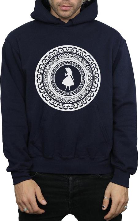 Immagine prodotto Disney Alice In Wonderland Circle Felpa con Cappuccio Uomo (XL)