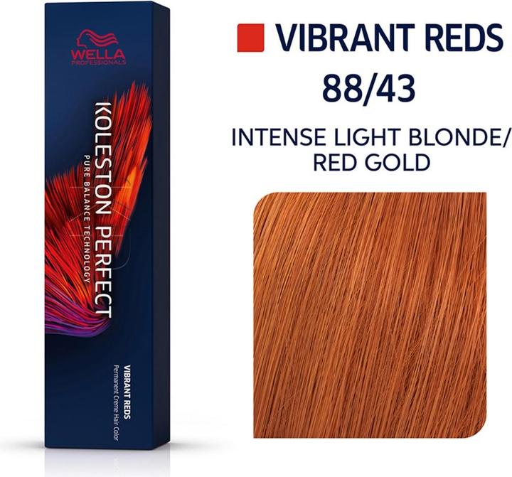 Immagine prodotto Wella Koleston Rosso Vibrante (88/43 Biondo chiaro Oro rosso intenso)