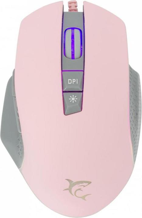 Image du produit White Shark Souris de jeu Gareth rose avec illumination RGB (Filaire)