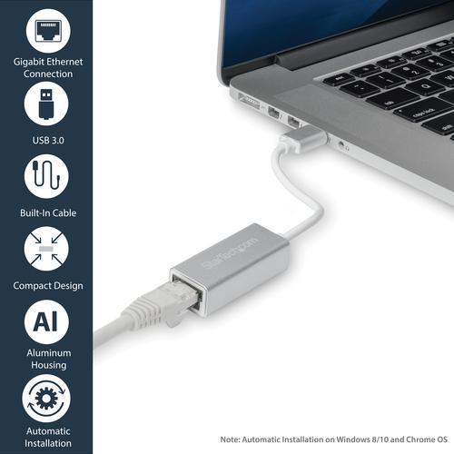 Image du produit StarTech USB31000SA (USB 3.0, RJ45 (1x))