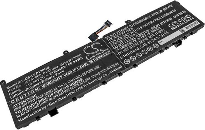 NoName Battery for Lenovo ThinkPad P1 (20MD000DGE) etc
